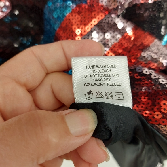 Lovers + Friends Sequined Striped Mini Dress - Picture 7 of 8